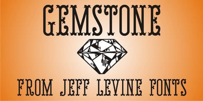 Gemstone JNL Font Poster 1