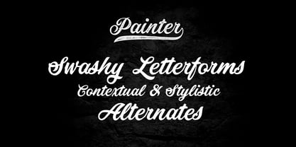 Painter Font Poster 2