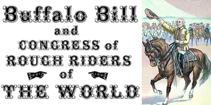 Buffalo Bill Font Poster 1