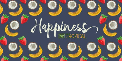Tropical Font Poster 7