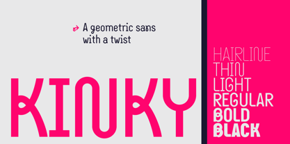 Kinky Font Poster 1