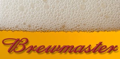 Brewmaster Font Poster 1