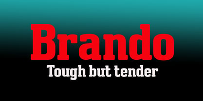 Brando Font Poster 1