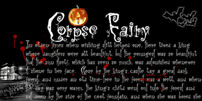 Corpse Fairy Font Poster 3