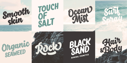 Salty Font Poster 11