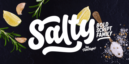 Salty Font Poster 1