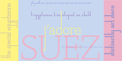 Suez Font Poster 4