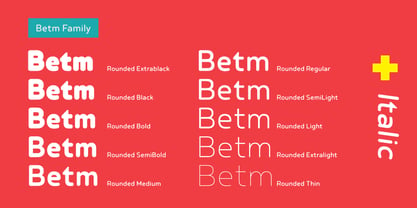 Betm Rounded Font Poster 9