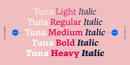 Tuna Font Poster 2