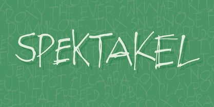 Spektakel Font Poster 1