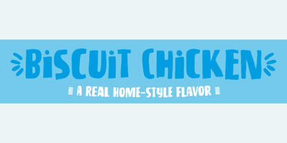 Biscuit Chicken Font Poster 1