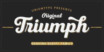 UT Triumph Font Poster 1
