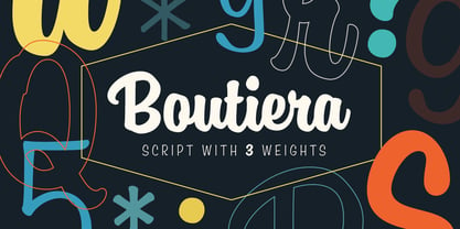 Boutiera Font Poster 1