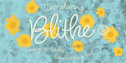 Blithe Font Poster 1