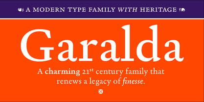 Garalda Font Poster 1