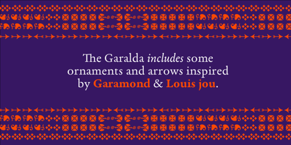 Garalda Font Poster 5