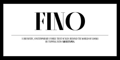 Fino Sans Font Poster 1