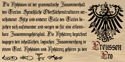 Preussen Font Poster 1
