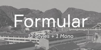 Formular Font Poster 1