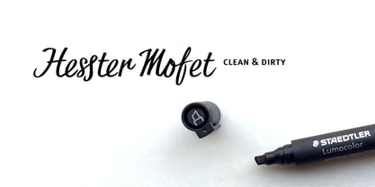 Hesster Mofet Font Poster 5