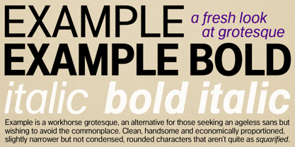 Example Font Poster 1