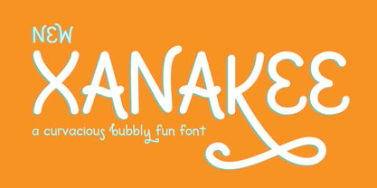Xanakee Font Poster 5
