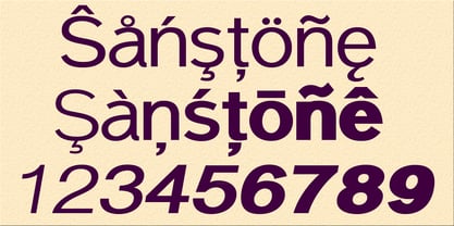 Sanstone Font Poster 7