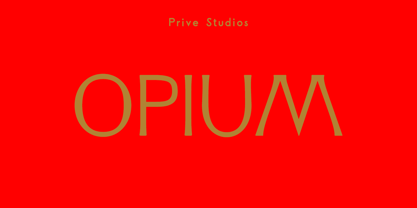 Opium Fuente Póster 1