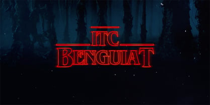 ITC Benguiat Fuente Póster 1