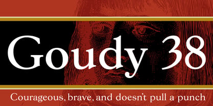 Goudy 38 Font Poster 3