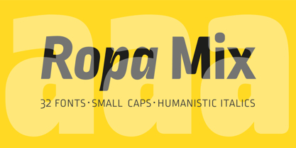 Ropa Mix Pro Font Poster 2
