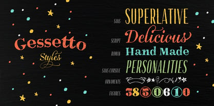 Gessetto Font Poster 3