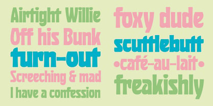 Huggy Font Poster 6