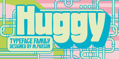 Huggy Font Poster 1