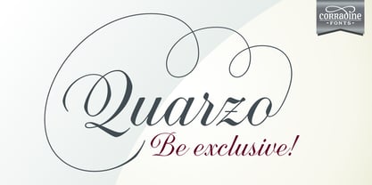 Quarzo Font Poster 1
