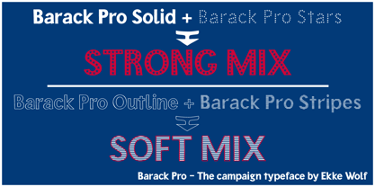 Barack Font Poster 3