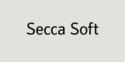 Secca Soft Font Poster 1