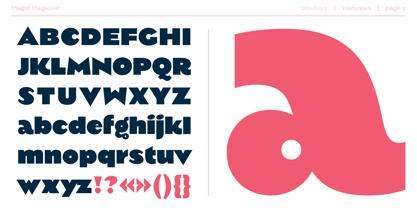 Magiel Pro Font Poster 4