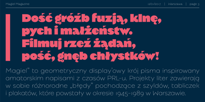 Magiel Pro Font Poster 3