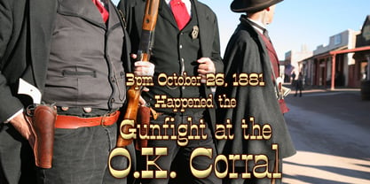 OK Corral Police Affiche 1