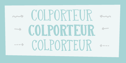 Colporteur Font Poster 1