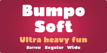 Bumpo Soft Fuente Póster 1