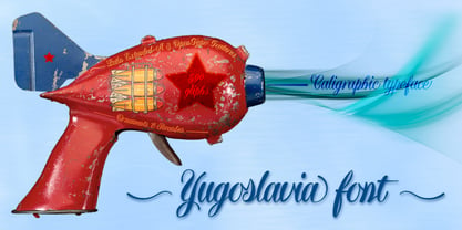 Yugoslavia Font Poster 3
