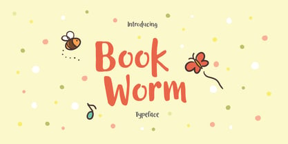 Book Worm Font Poster 1