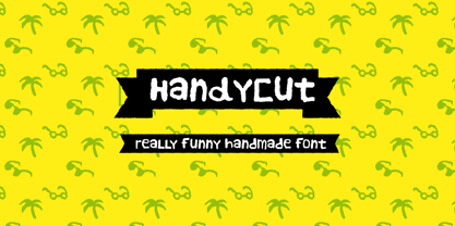 Handy Cut Font Poster 1