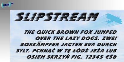Slipstream Font Poster 1