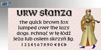 Stanza Font Poster 1