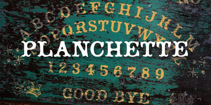 Planchette Font Poster 3