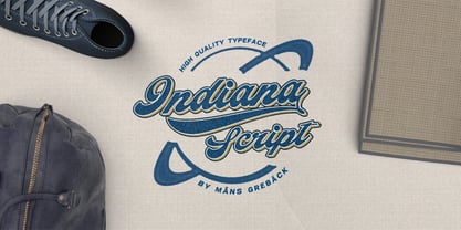 Indiana Script Font Poster 1