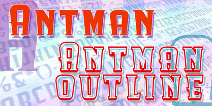 Antman Font Poster 1
